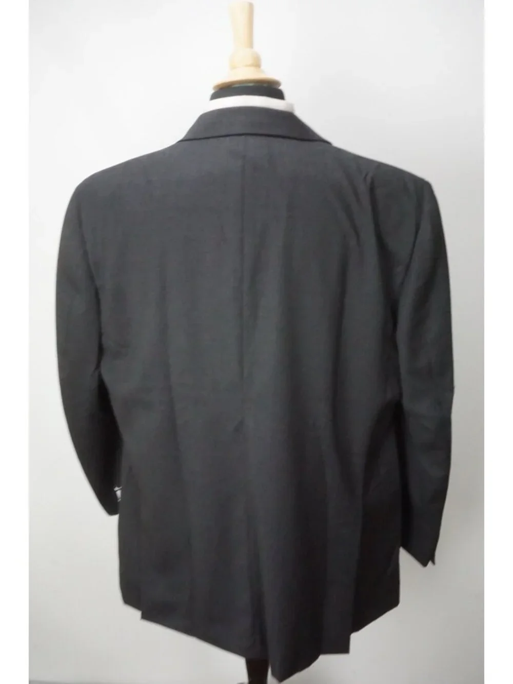 Burberry London Oxford Gray Woven S100s Wool 2 Pc Suit Jacket Pant 46R Brand NEW